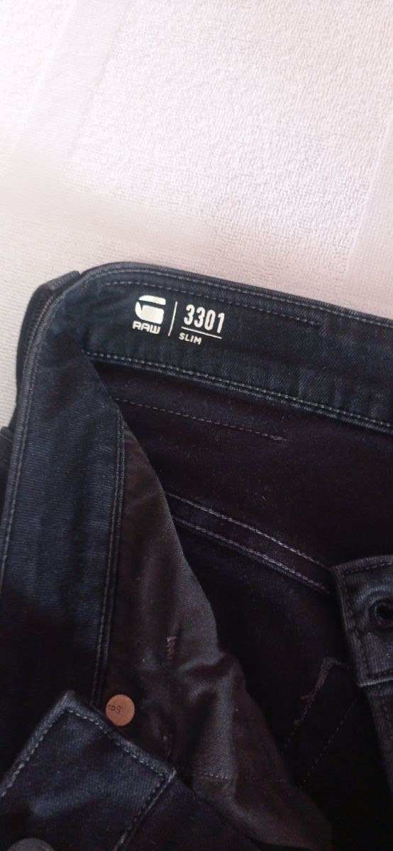 Pantalón G- RAw Negro Talla 33-34