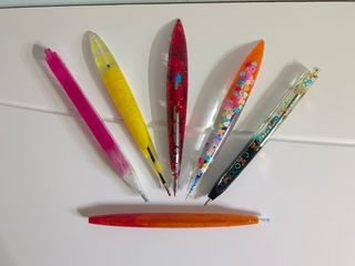 Bolígrafos de resina artesanales