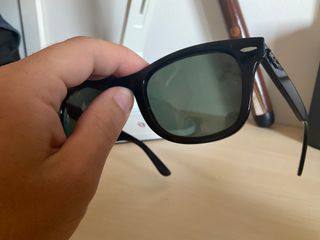Gafas RayBan Wayfarer Negras Nuevas sin uso