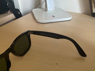 Gafas RayBan Wayfarer Negras Nuevas sin uso