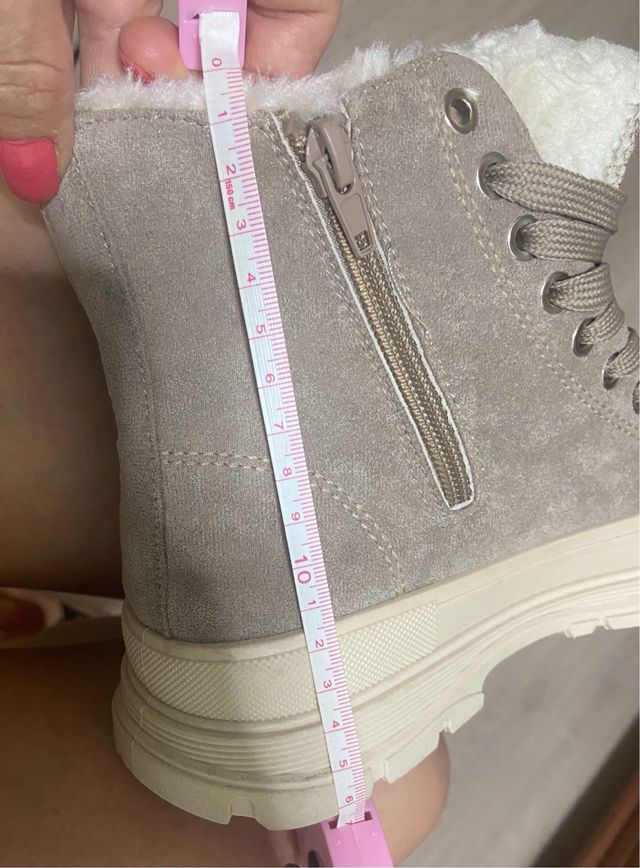 Botas de invierno beige