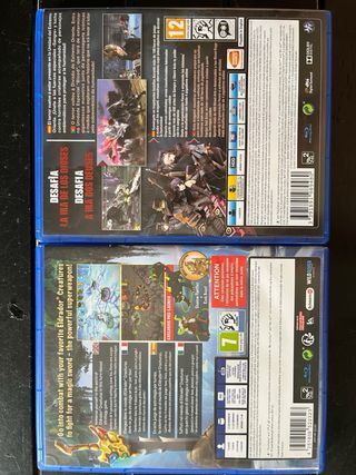 Juegos PS4 12€/unidad