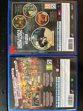 Juegos PS4 12€/unidad