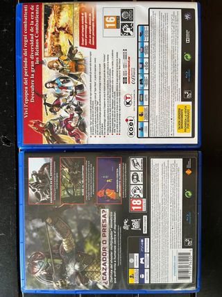 Juegos PS4 12€/unidad