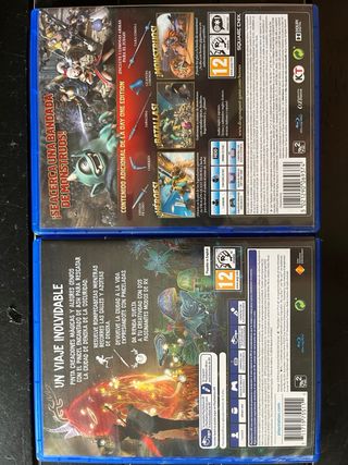 Juegos PS4 12€/unidad