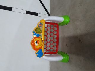 Portería infantil luces música y movimientos