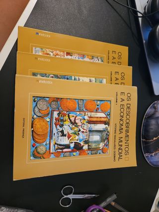 Libros "Os descobrimentos e a economia mundial"