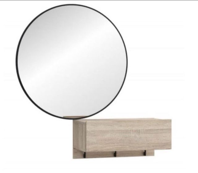 Mueble recibidor con espejo