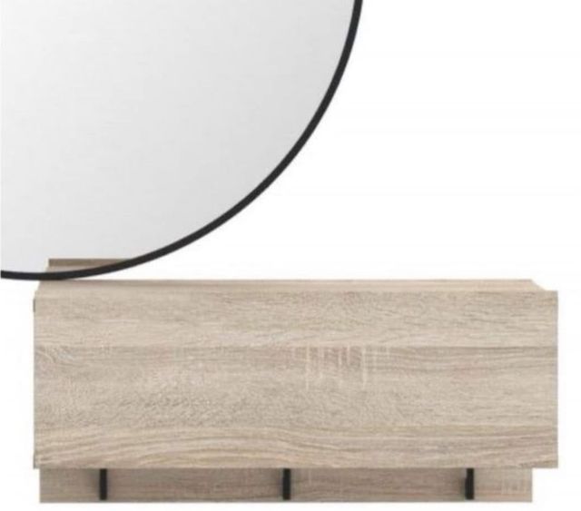 Mueble recibidor con espejo