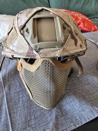 Casco de Airsoft con Máscara