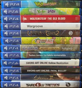 Juegos PS4 12€/unidad