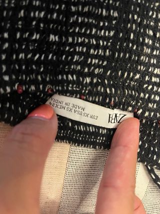 Vestido Zara tirantes estampado largo