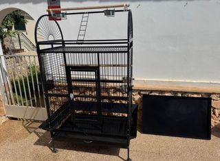 Jaula para loros Zolia Aratinga negra