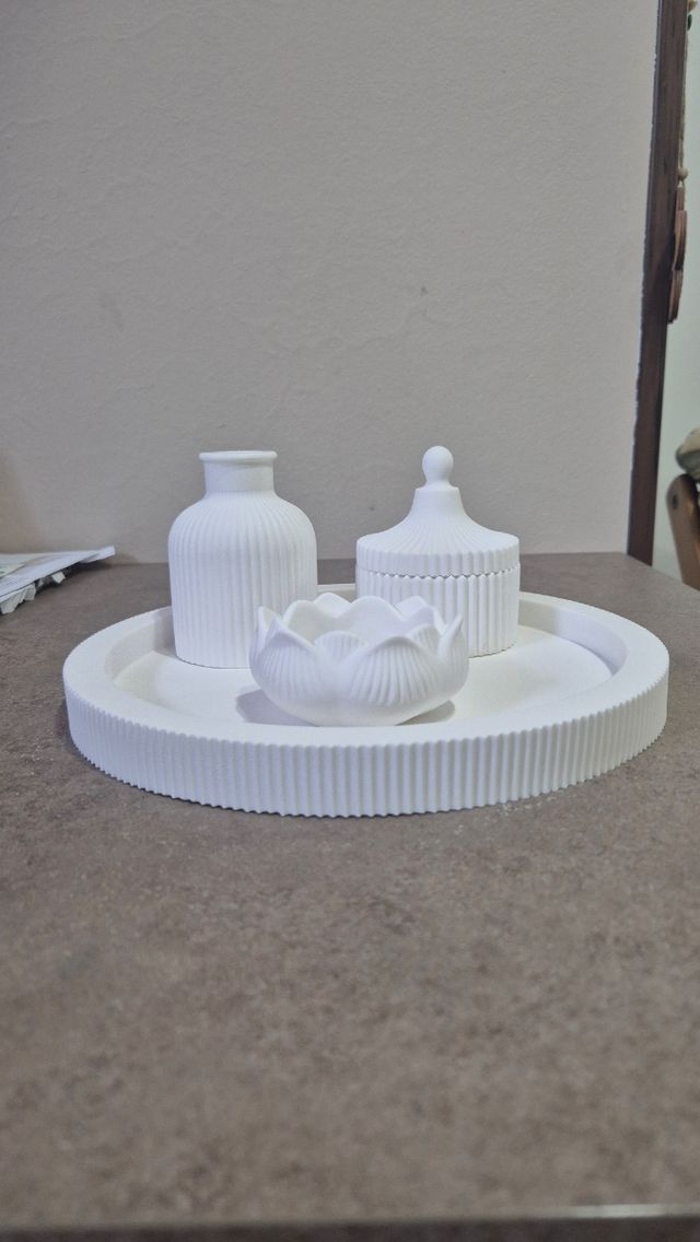 Set decorativo bianco