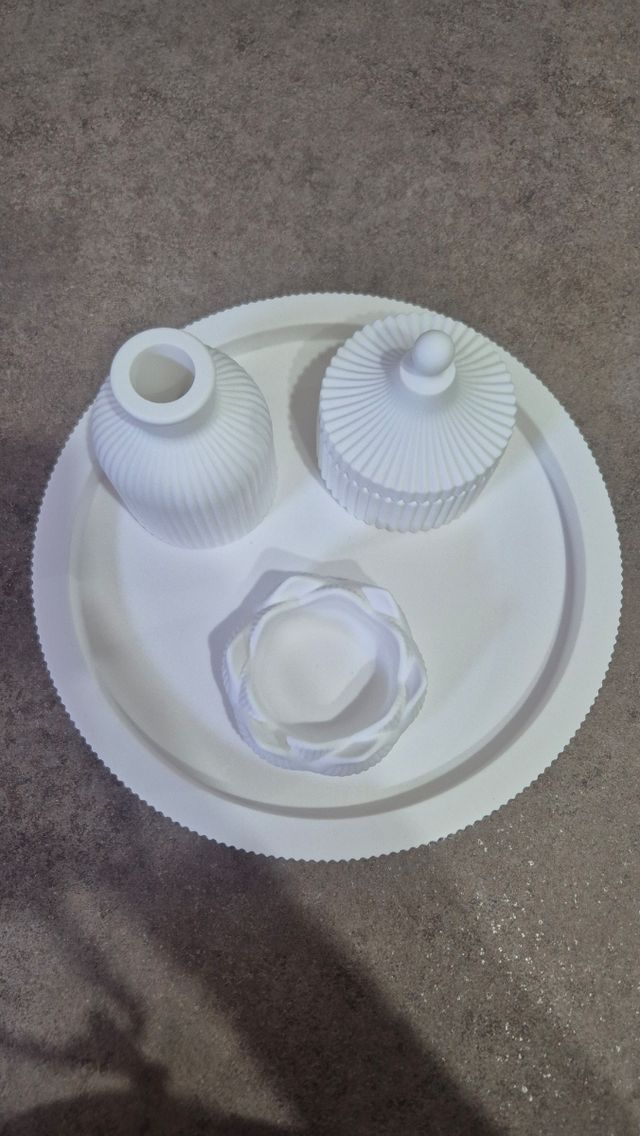 Set decorativo bianco