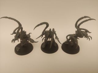 3 Miniature Tyranid in plastica Warhammer 40000