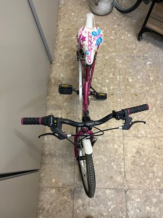 Bicicleta niña morada