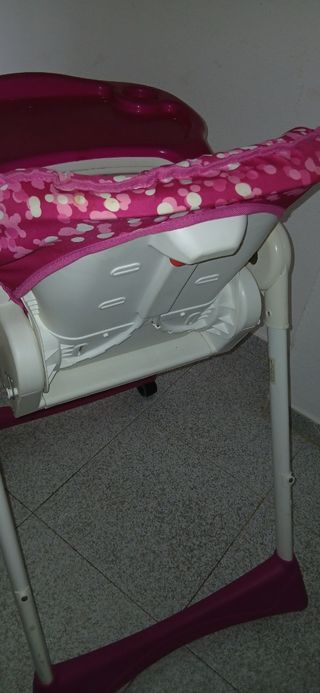 Silla de bebé rosa