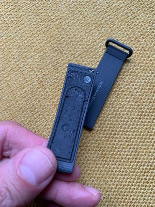 Correa Swatch & Omega Speedmaster Negra