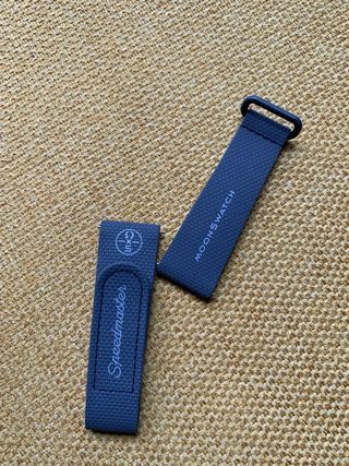 Correa Swatch & Omega Speedmaster Negra