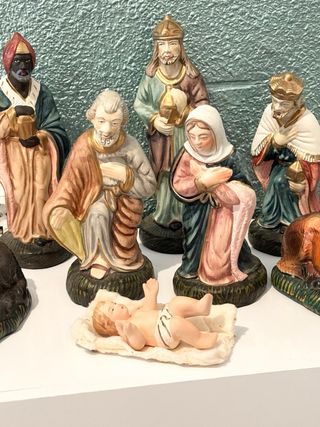 Belén antiguo figuras 
