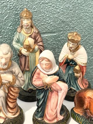 Belén antiguo figuras 