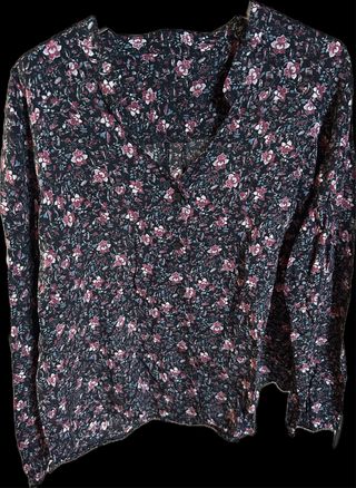 Camicetta donna manica lunga floreale