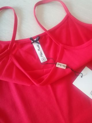 Top Pilar Prieto Rojo Talla M