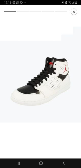 Tenis Nike Air Jordan Blanco y Negro originales.
