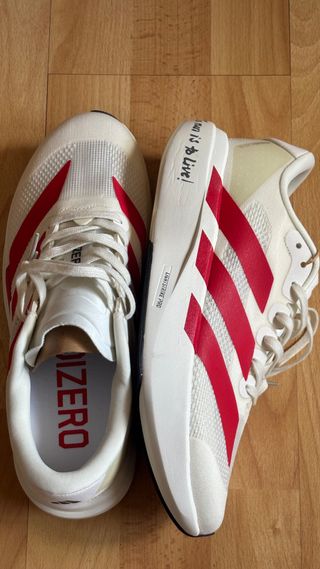 Zapatillas Adidas Talla 42 Blancas y Rojas