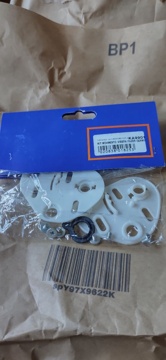 Kit Movimiento Visera Casco Suomy Fazer/Gunwin