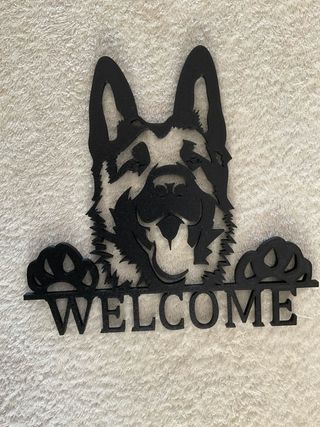 Arte murale Welcome cane