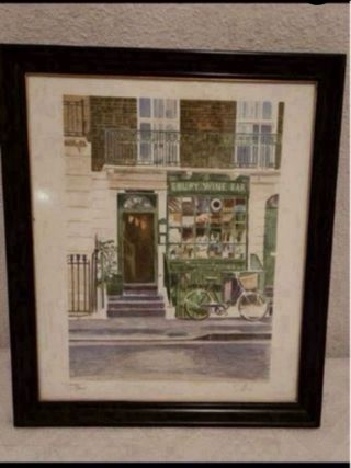 Grabado Ebury Wine Bar Londres