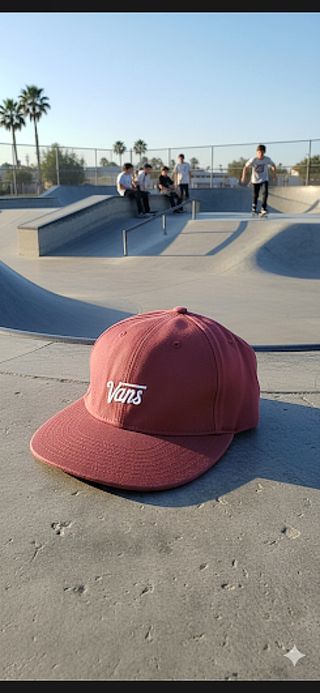 Gorra Vans burdeos