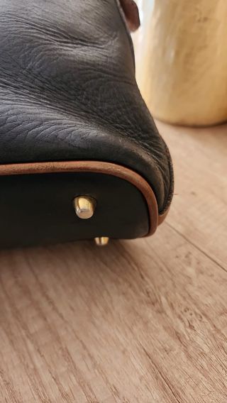 Bolso Piel El Potro Negro y Marrón
