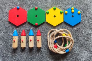 Jogo das argolas educativo