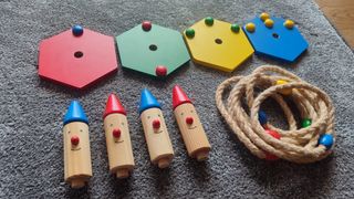 Jogo das argolas educativo