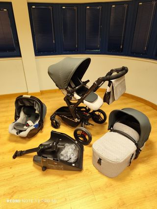 Silla  Jane Rider,capazo ,grupo 0 y base isofix