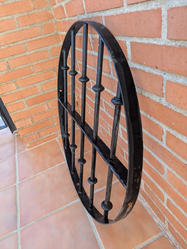 Reja de hierro redonda 75 cm diámetro