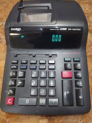 Calculadora Impresora Casio DR-420TEC