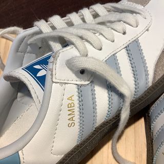 Adidas Samba Mujer Gris/Blanco