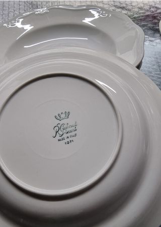 Piatti fondi Richard Ginori in porcellana