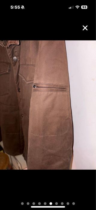 Chaquetón de vestir marrón para hombre