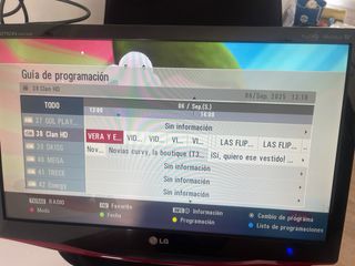 Televisor LG 24 Negro/Rojo