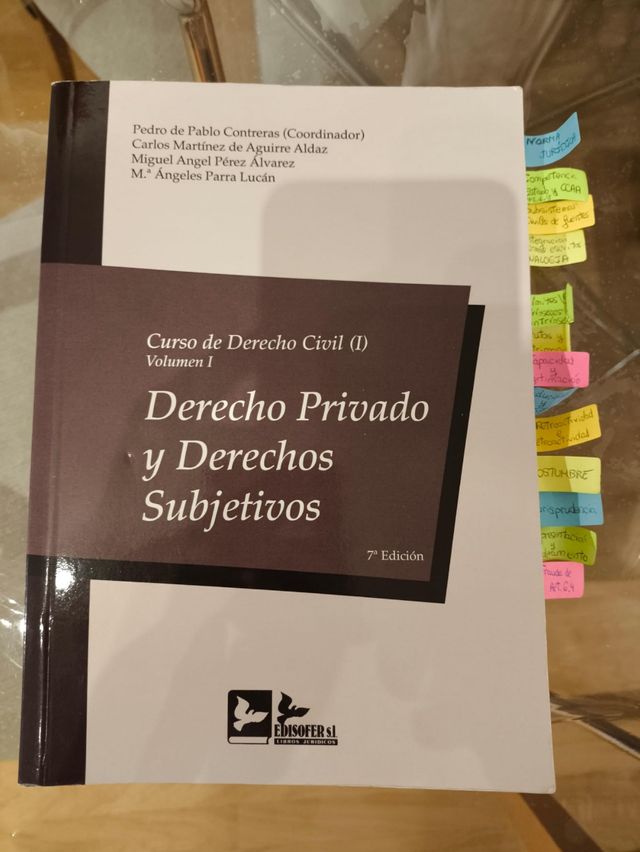 DERECHO PRIVADO Y DERECHOS SUBJETIVOS