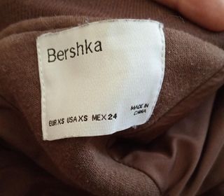 Beisbolera Bershka Marrón Talla XS