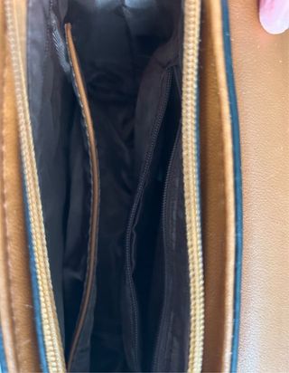 Bolso de mano con estampado de cuadros