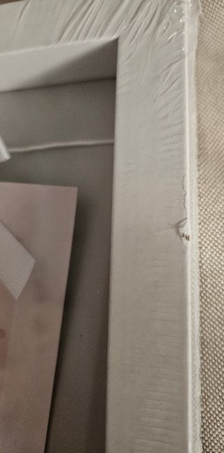 Marco de fotos blanco 10x15 cms.