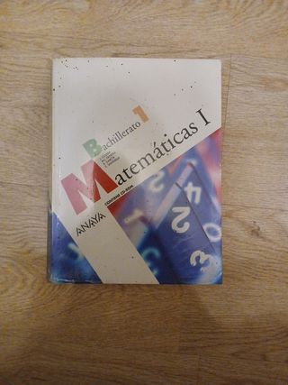 Libro de Bachillerato: Matemáticas I