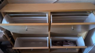 Mueble Zapatero Ikea Madera y Metal